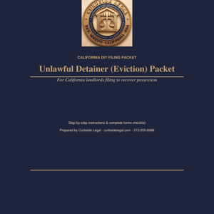 Unlawful Detainer (Eviction) Packet