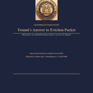 Tenant's Answer to Eviction Packet