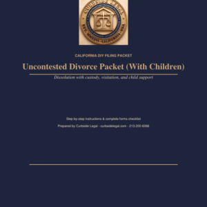 Uncontested Divorce Packet (With Children)