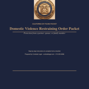 Domestic Violence Restraining Order Packet