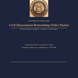 Civil Harassment Restraining Order Packet