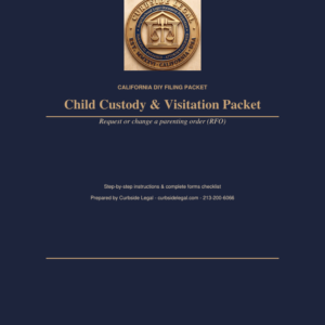 Child Custody & Visitation Packet
