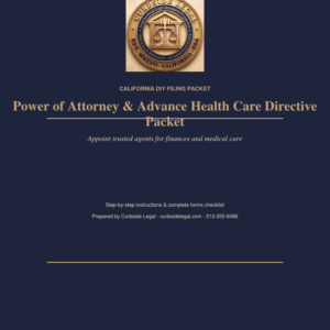 Power of Attorney & Advance Health Care Directive Packet