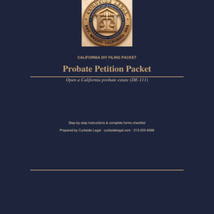 Probate Petition Packet