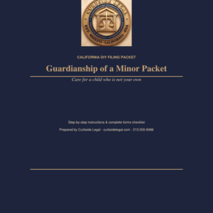 Guardianship of a Minor Packet