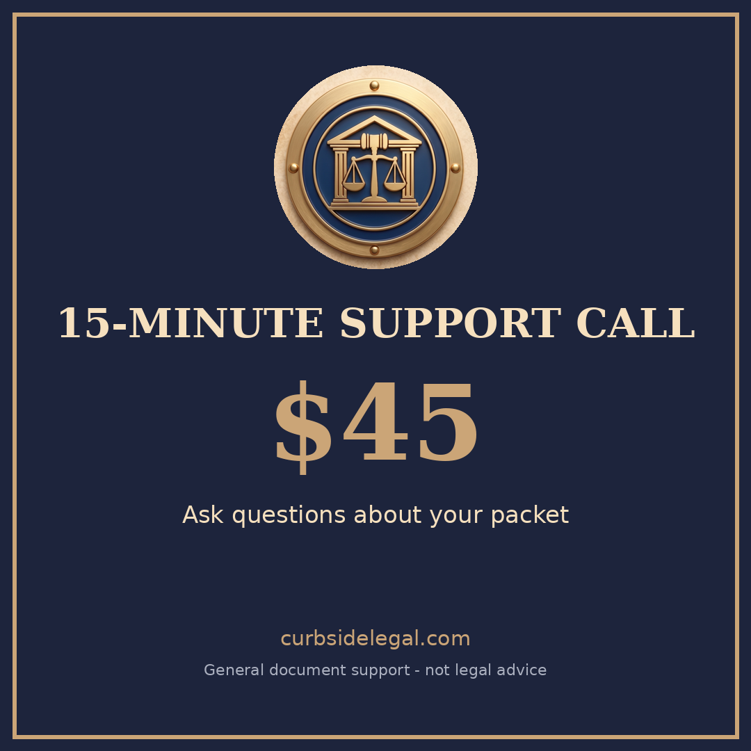 15-Minute Support Call
